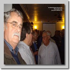 (a selfie) Bob Cooper, Brian Parker, Ray Hilton